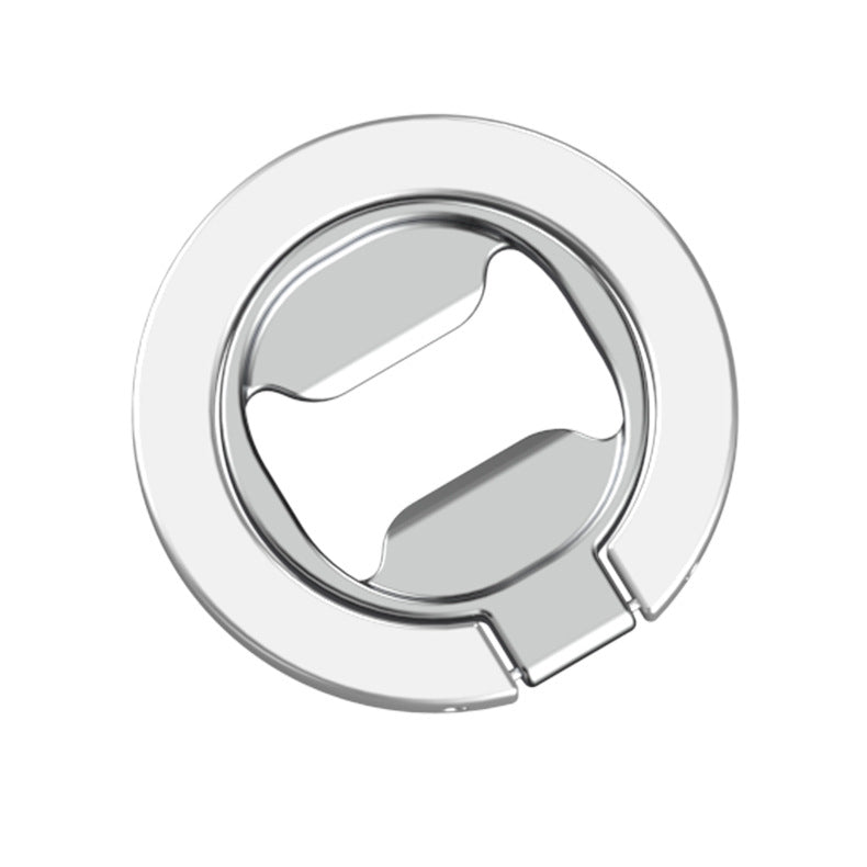 Metal Ring Buckle Creative Magnetic Powerful Adhesive Type Metal Cellphone Holder